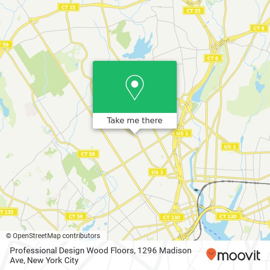 Professional Design Wood Floors, 1296 Madison Ave map