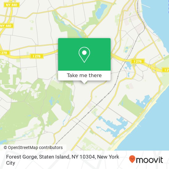 Forest Gorge, Staten Island, NY 10304 map