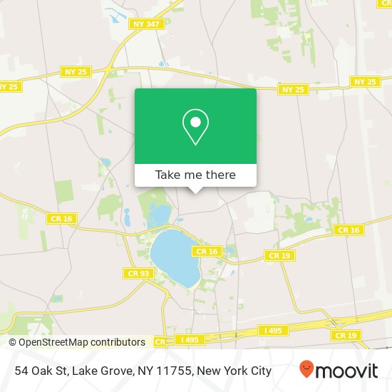54 Oak St, Lake Grove, NY 11755 map