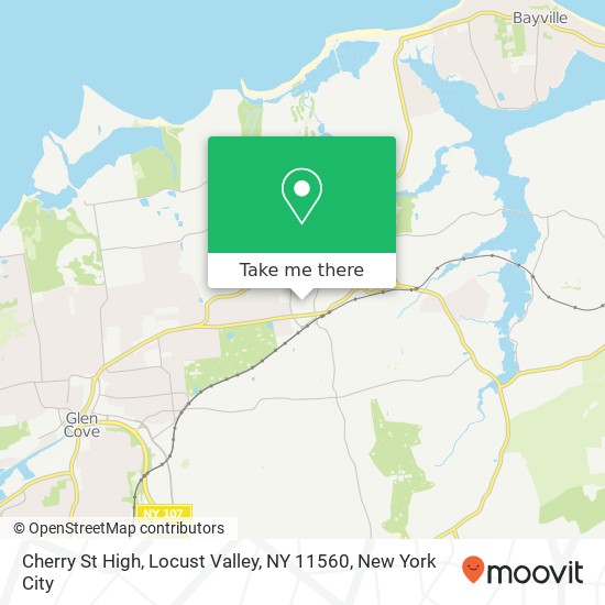 Mapa de Cherry St High, Locust Valley, NY 11560