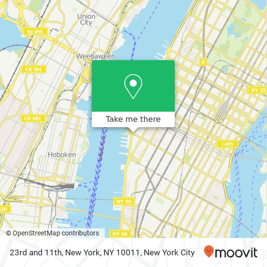 Mapa de 23rd and 11th, New York, NY 10011