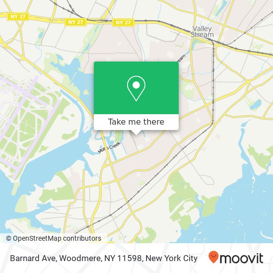 Barnard Ave, Woodmere, NY 11598 map