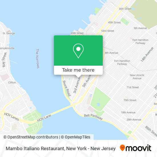 Mambo Italiano Restaurant map