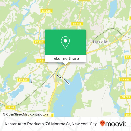 Mapa de Kanter Auto Products, 76 Monroe St