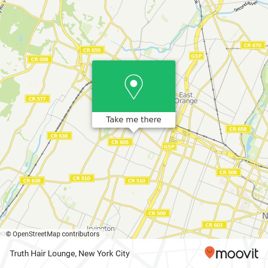 Truth Hair Lounge map