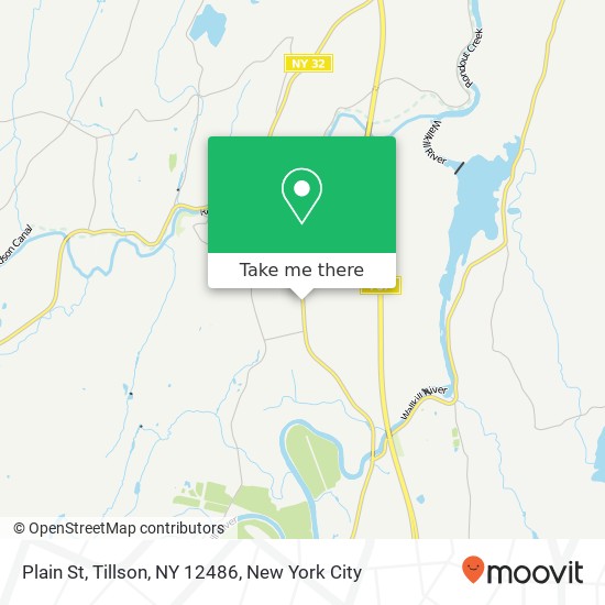 Mapa de Plain St, Tillson, NY 12486