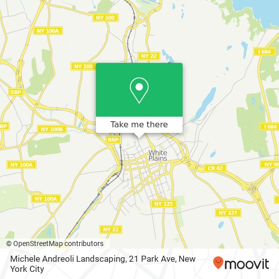 Michele Andreoli Landscaping, 21 Park Ave map