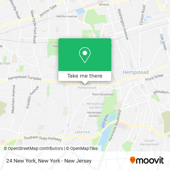 Mapa de 24 New York