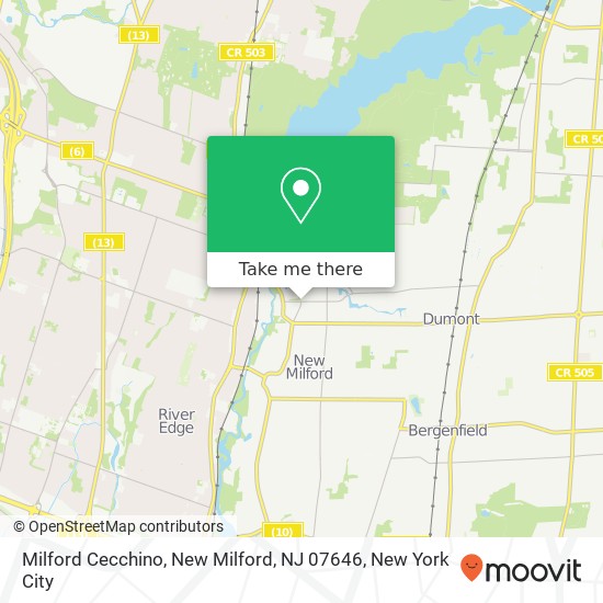 Milford Cecchino, New Milford, NJ 07646 map