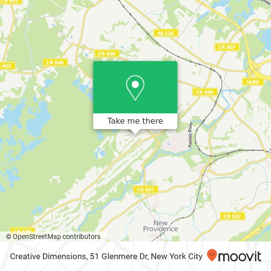 Creative Dimensions, 51 Glenmere Dr map