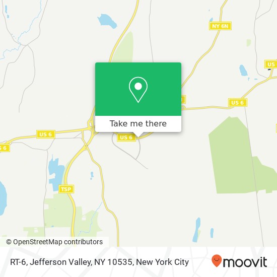 Mapa de RT-6, Jefferson Valley, NY 10535