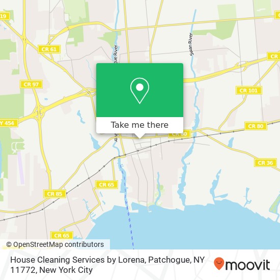 House Cleaning Services by Lorena, Patchogue, NY 11772 map