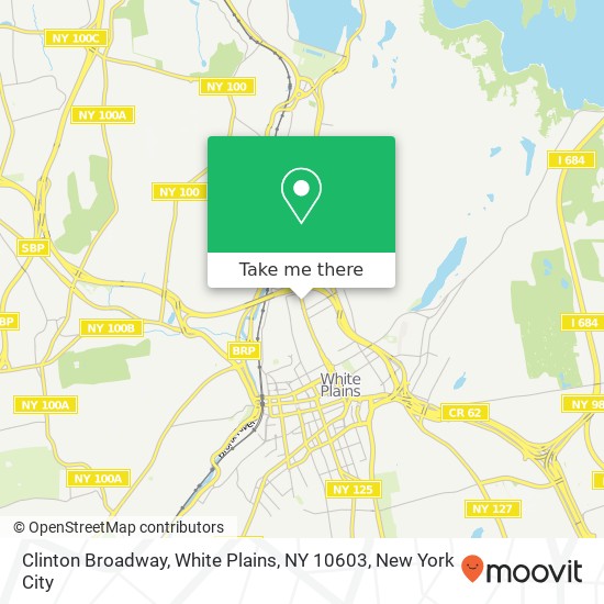 Mapa de Clinton Broadway, White Plains, NY 10603