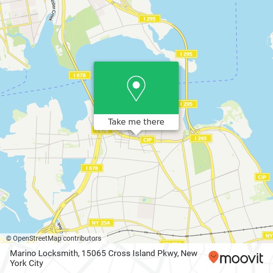 Mapa de Marino Locksmith, 15065 Cross Island Pkwy