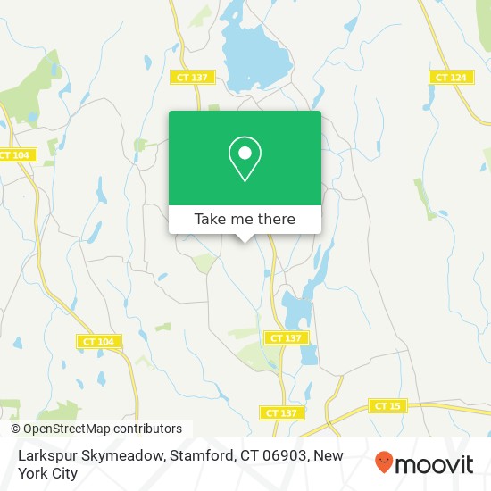 Larkspur Skymeadow, Stamford, CT 06903 map