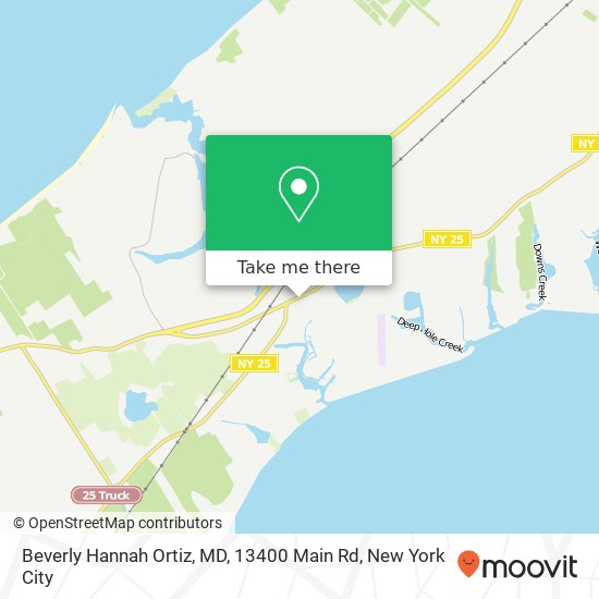 Beverly Hannah Ortiz, MD, 13400 Main Rd map