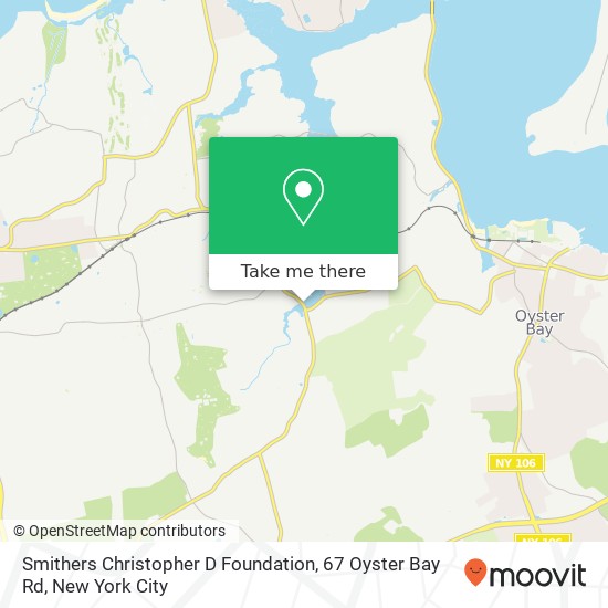 Mapa de Smithers Christopher D Foundation, 67 Oyster Bay Rd