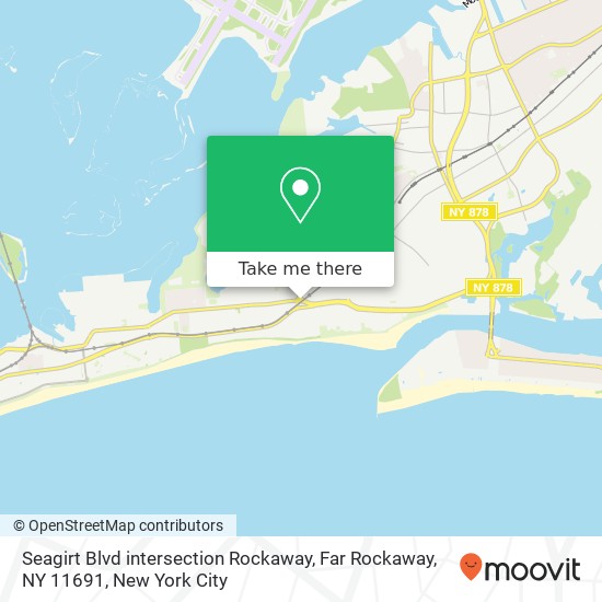 Seagirt Blvd intersection Rockaway, Far Rockaway, NY 11691 map