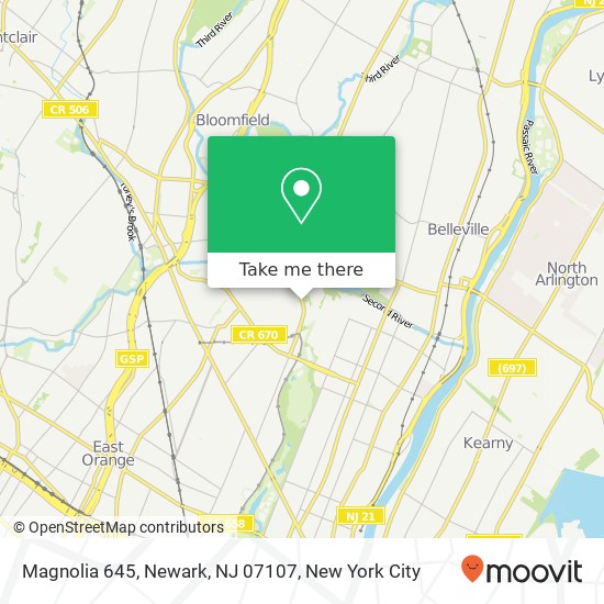 Magnolia 645, Newark, NJ 07107 map