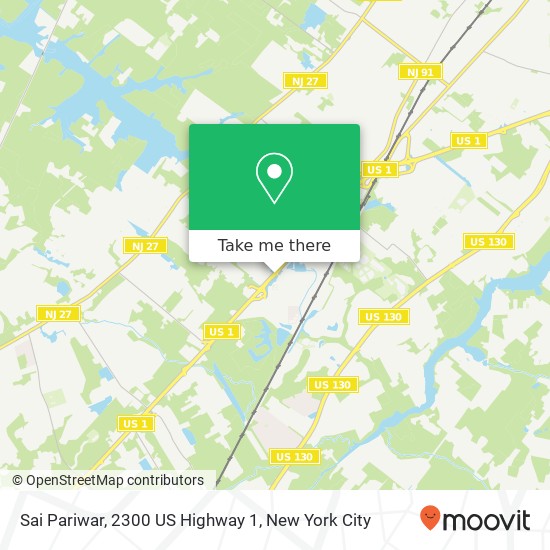 Sai Pariwar, 2300 US Highway 1 map