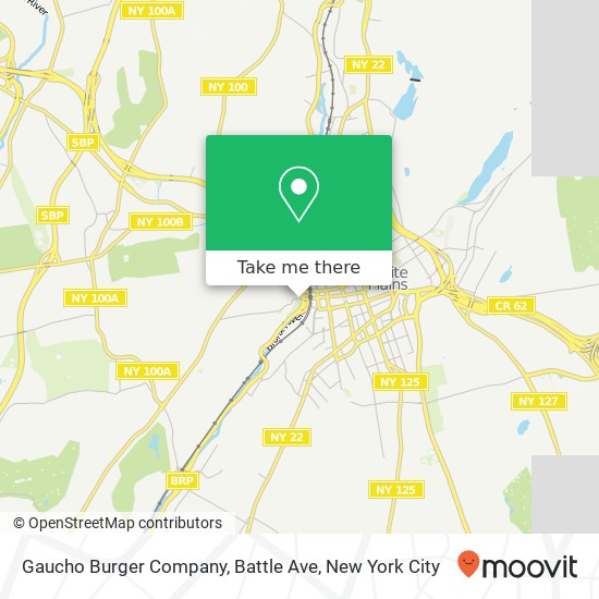 Mapa de Gaucho Burger Company, Battle Ave