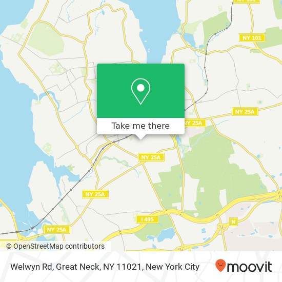 Welwyn Rd, Great Neck, NY 11021 map