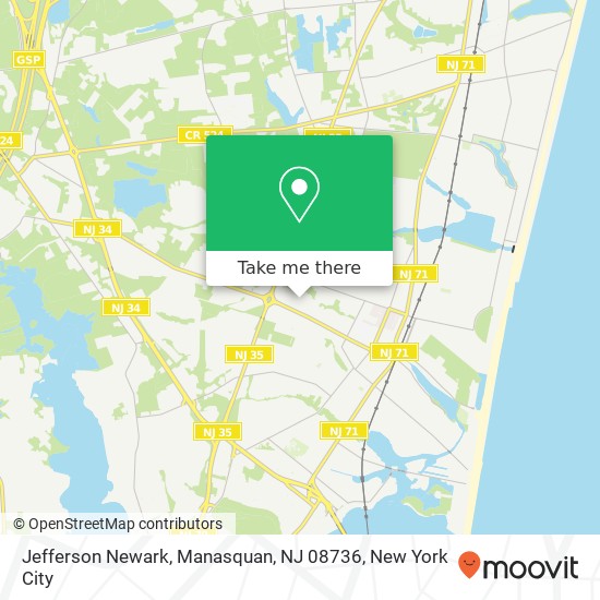 Jefferson Newark, Manasquan, NJ 08736 map