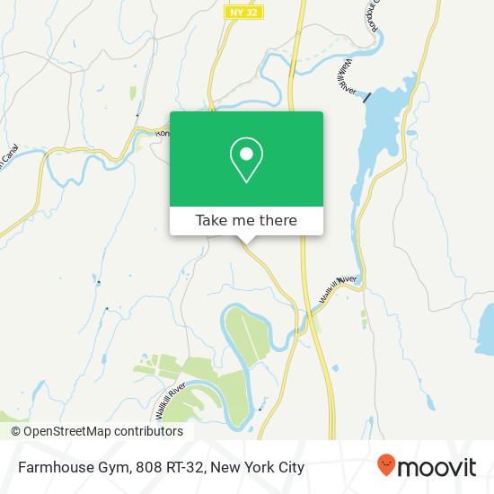 Mapa de Farmhouse Gym, 808 RT-32