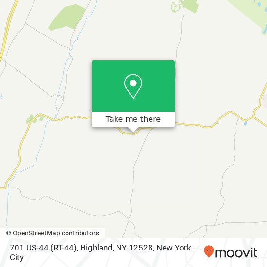 Mapa de 701 US-44 (RT-44), Highland, NY 12528