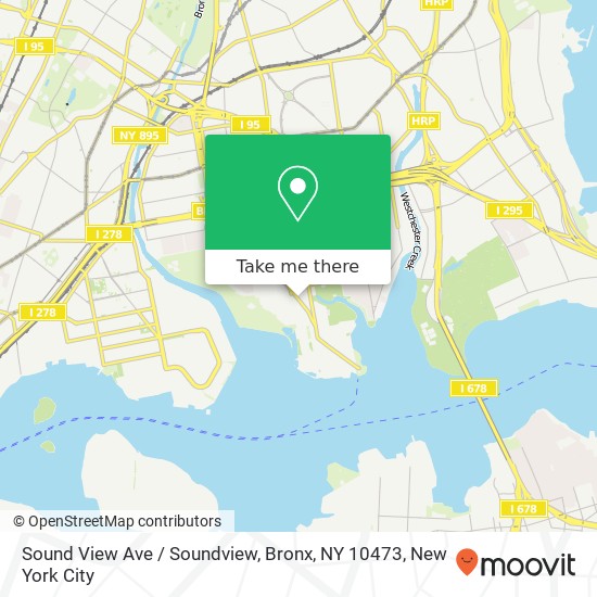 Sound View Ave / Soundview, Bronx, NY 10473 map