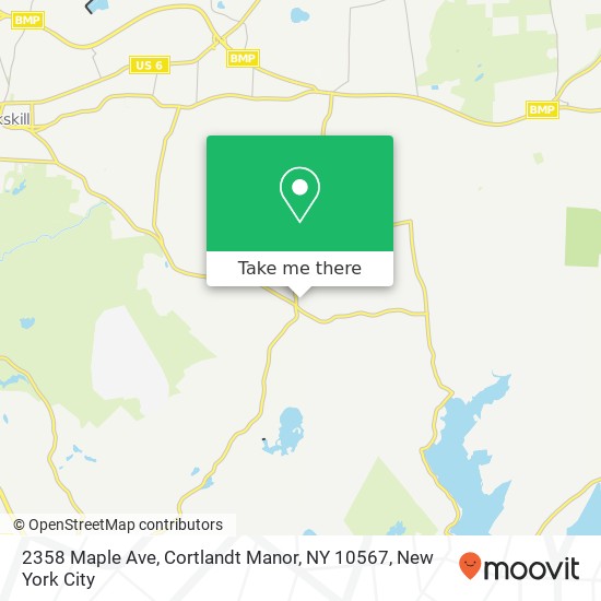Mapa de 2358 Maple Ave, Cortlandt Manor, NY 10567