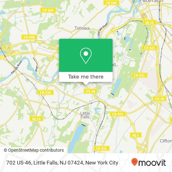 Mapa de 702 US-46, Little Falls, NJ 07424