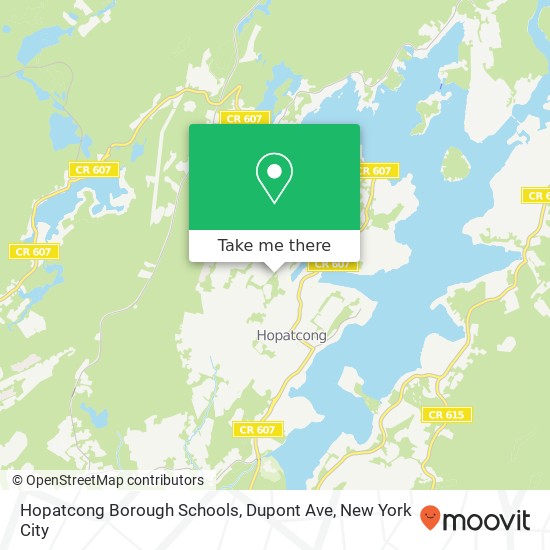 Mapa de Hopatcong Borough Schools, Dupont Ave