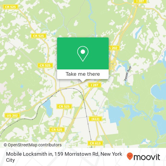 Mapa de Mobile Locksmith in, 159 Morristown Rd