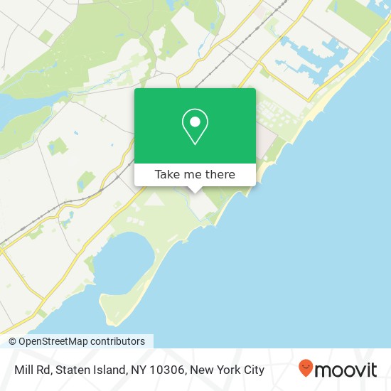 Mapa de Mill Rd, Staten Island, NY 10306