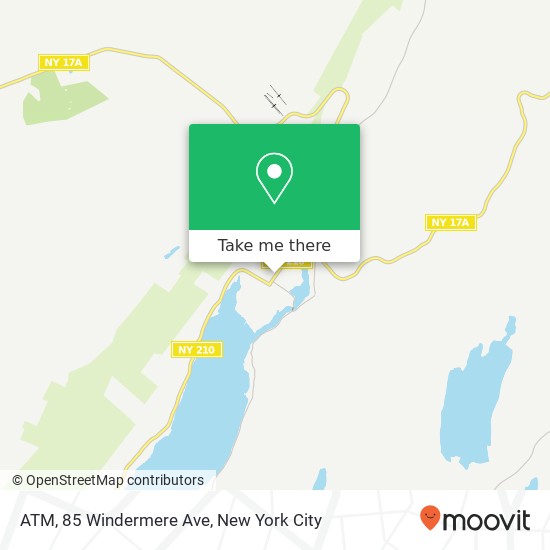 Mapa de ATM, 85 Windermere Ave