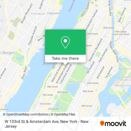 Mapa de W 103rd St & Amsterdam Ave