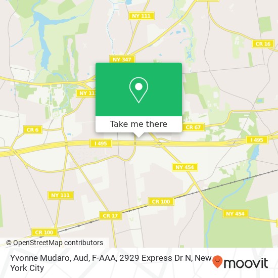 Mapa de Yvonne Mudaro, Aud, F-AAA, 2929 Express Dr N