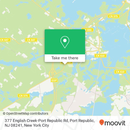 377 English Creek-Port Republic Rd, Port Republic, NJ 08241 map