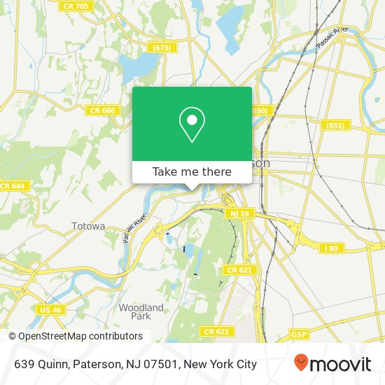 639 Quinn, Paterson, NJ 07501 map
