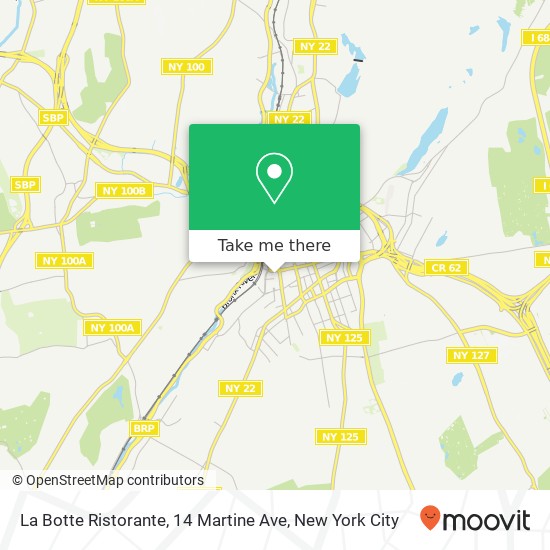 Mapa de La Botte Ristorante, 14 Martine Ave
