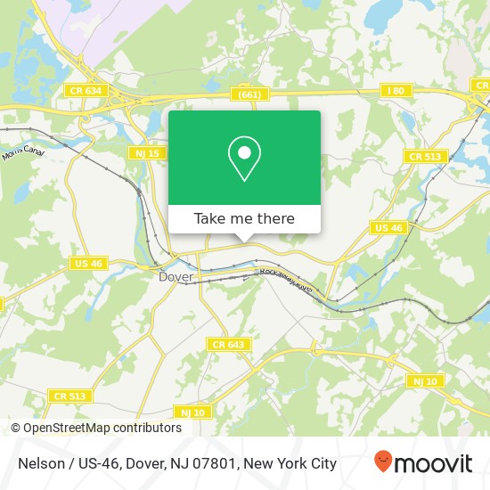 Nelson / US-46, Dover, NJ 07801 map