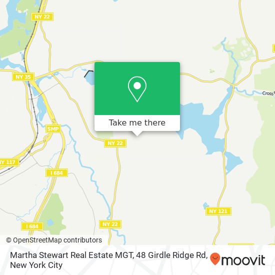 Martha Stewart Real Estate MGT, 48 Girdle Ridge Rd map