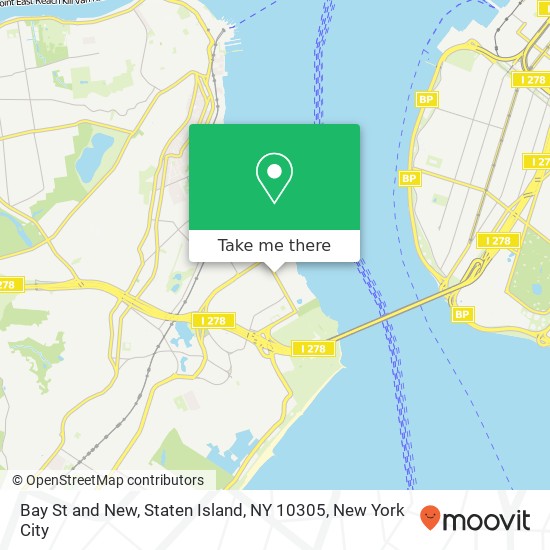 Mapa de Bay St and New, Staten Island, NY 10305