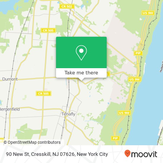 90 New St, Cresskill, NJ 07626 map