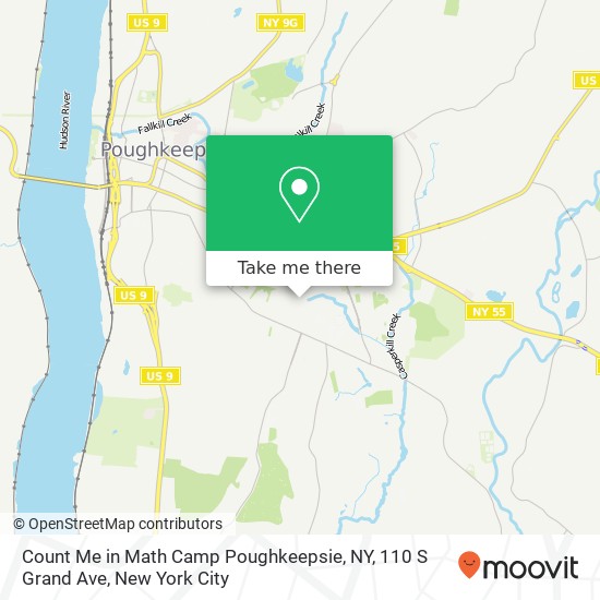 Count Me in Math Camp Poughkeepsie, NY, 110 S Grand Ave map
