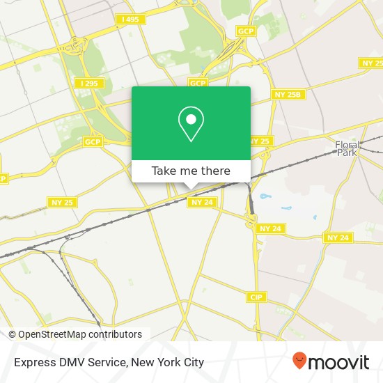 Mapa de Express DMV Service