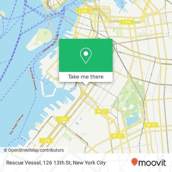 Rescue Vessel, 126 13th St map