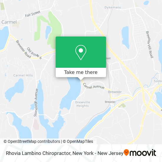 Rhovia Lambino Chiropractor map