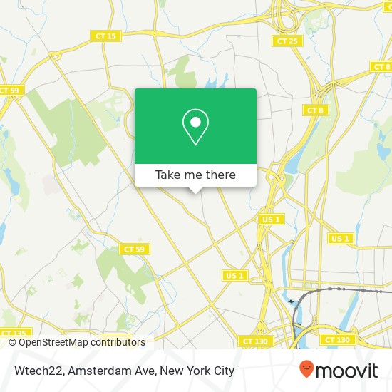 Mapa de Wtech22, Amsterdam Ave